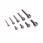 This product is a standard bolt with a hexagon socket made of pure tungsten.