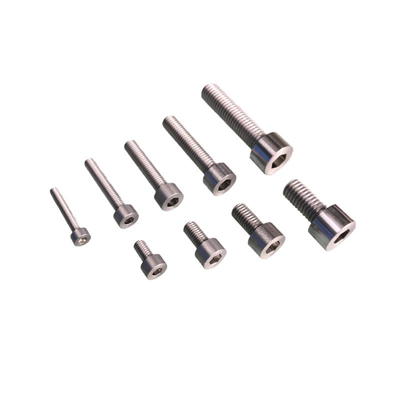 This product is a standard bolt with a hexagon socket made of pure tungsten.