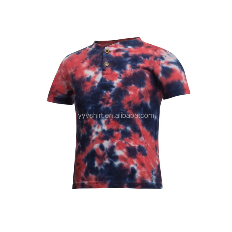 Tie-Dye Long /Short Sleeve Tee custom printed t shirts