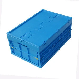 Time Limit Promotion 20% Off Exhibition Promotion Logistic Box Containers Folding Plastic Moving Box With Lid