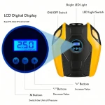 Tire Inflator 12V DC Portable Auto Tire Pump with Digital Display Pressure Gauge up to 150PSI for Car Bike Inflatables