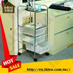 Tools Hand Carts Trolleys 3 Drawers mobility storage Trolley cart