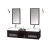 Import Top Selling Simple Design Floating Modern Sink Cabinet Basin Luxury Bathroom Cabinets from China