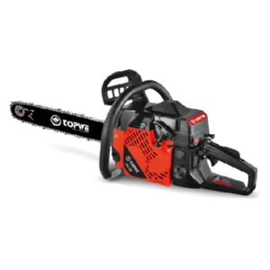 Topwe professional Gasoline Chain saw  2-stroke 2200w for wooden cutting with power max 58cc