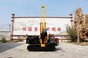 tough terrain construction HENGWANG HZH-260 crawler type hammer pile driver