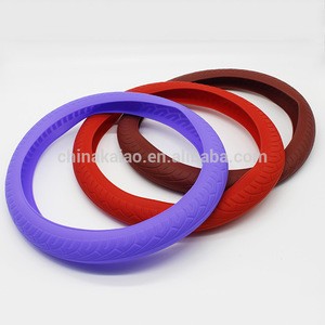 Trade Assurance Tire Pattern Steering Wheel Covers Silicone Cases