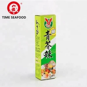 Tube packaging special chosen wasabi horseradish sauce
