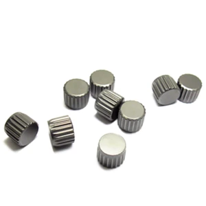 tungsten carbide serrated teeth insert for drill bits and oilfield stabilizer forgings