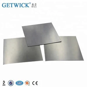 Tungsten Sheet/Plate Used On  Radiation Shield