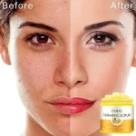 100% Turmeric deeply cleansing cream anti aging brightening exfoliating custom whitening body scrub logo scrub cream