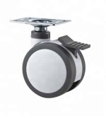 twin wheels medical castor 4 inch wheel caster TPR wheel swivel medical caster