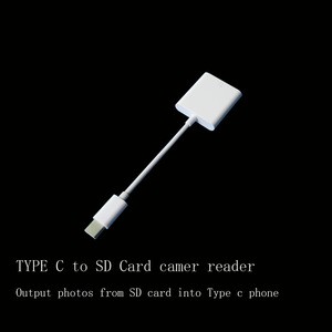 TYPE C to SD Card Reader for type c mobile phones and tablets Type C sd card reader
