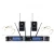 UHF professional wireless microphone with microphone receiver