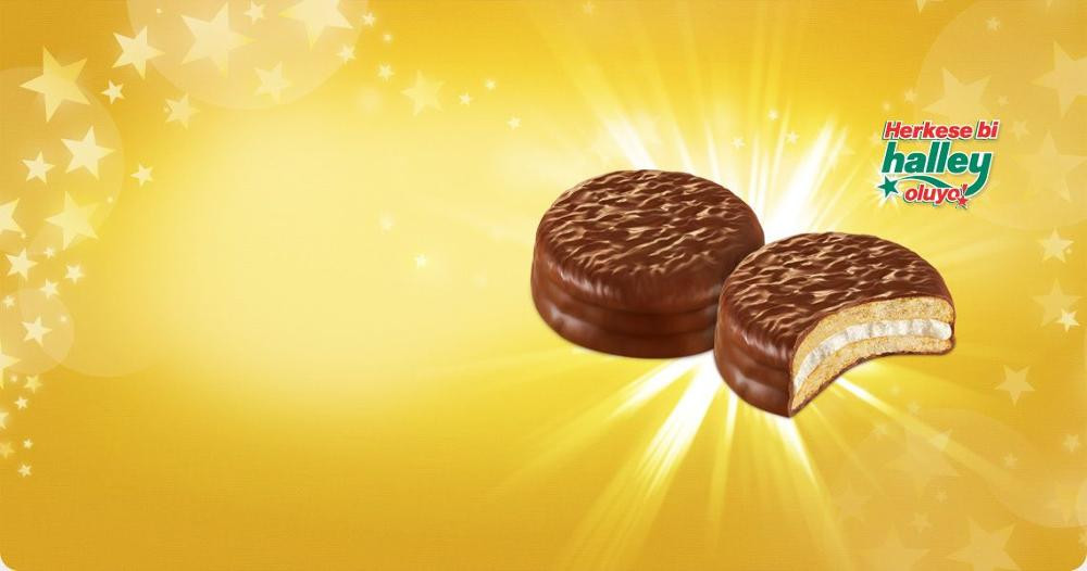 Buy Ulker Halley Milk Chocolate Covered Biscuit With Marshmallow 240gr ...