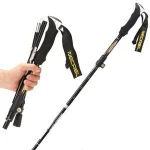 Ultralight Collapsible with Quick Flip-Lock, EVA Grips, & Tungsten Tips Walking Sticks