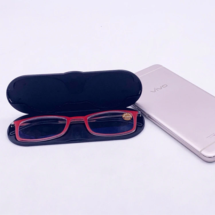 Unisex TR Ultrathin square eye glasses optical mini portable reading glasses anti blue light glasses