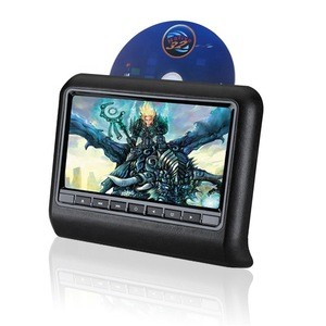 Universal 9 Inch Solt-in Headrest Car Portable DVD Player Remote Control Video Player HDMI Supports Factory Sale Detachable