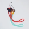 Universal neck strap mobile phone straps hang around silicone cell phone rope