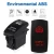 Import Universal Type 12V 24V Blue, Red, Green LED illuminated ON-OFF 5 pin Rocker Switch For C ar Marine Boat from China