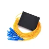 UPC1:8 PLC box optical fiber splitter single core single mode splitter