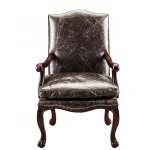 US country style farmhouse look birch wood dining chair