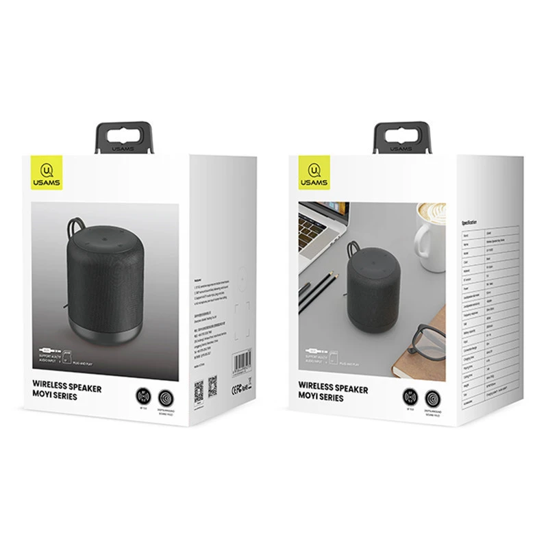 USAMS 2020 new Fashion Design Mini Sound Box Wireless stereo Music Portable Speaker