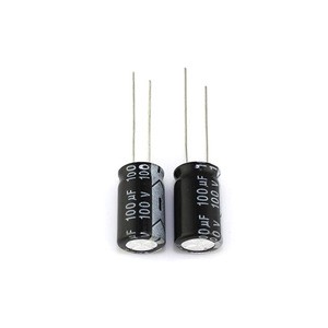 used toy car electric capacitor 100V100UF capacitor for ceiling fan