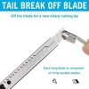 Useful 9MM Stainless Steel Cutter Knife with Snap off Blade