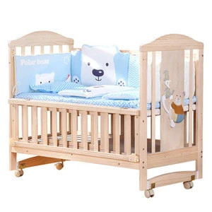 Vibrating Factory wholesale daycare  kids bed adult size baby crib