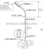 VY-206L Magnifying glass with light salon use on sale