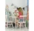Import (W-C-1011) wooden kids colorful dining study table and chairs from China