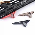 WADSN Tactical M-LOK KEYMOD Angled Hand Stop Kit Hunting Rifle Hanguard Blocker Aluminum Fit Picatinny Rail Gun Accessories