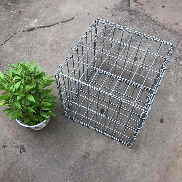 Wall Mesh 1x1x1gabion Baskets  Box China Galvanized Plastic Stainless Steel Making Curv Underwater Gabion Stone Basket
