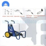 Wall mortar cement putty spraying plaster rendering machine