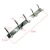 Wall mounted 304 stainless steel 5 square double robe coat hooks for clothes