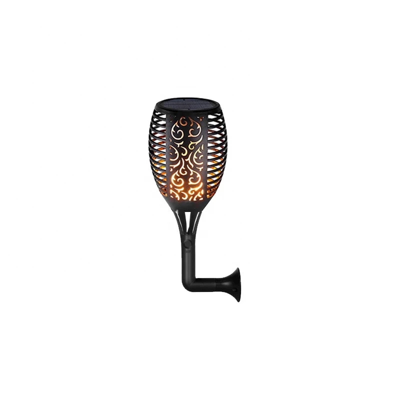 Waterproof Auto ON OFF  LED Outdoor Solar Flame Torch Lamps Fire Effect Solar Light For Garden Aisle