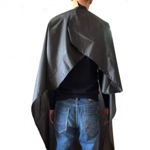 Waterproof Barber Cape Professional Salon Cape with Snap Closure, Custom Made Hair Cutting Salon and Hairdressing Capes