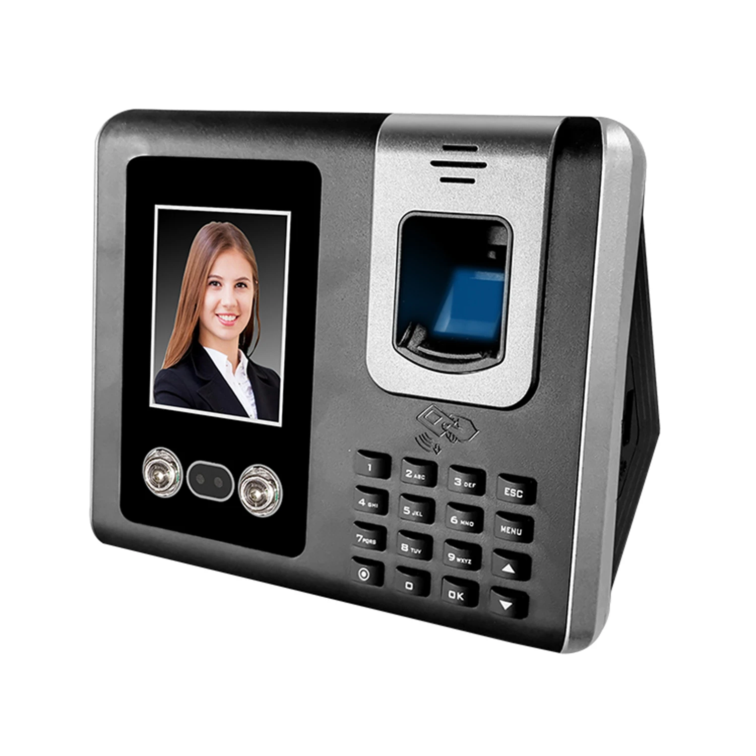 Web Server Clocking Eye Scanner Face Recognition Biometric Fingerprint Attendance Machine