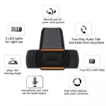 Webcam 720P 1080P HD, Auto Focus Face Camera with Dual Microphone USB Computer WebCamera