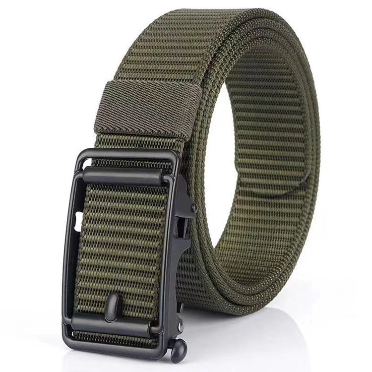 Wedtex Custom High Quality Strap Automatic Buckle Nylon Belt Male Army Tactical Waist Belt Men Military Canvas Fabric Belts