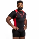 Weight lifting competition Power lifting Singlet Heavy Duty Special 4 way fabric which allow moment and compression  Dead lift