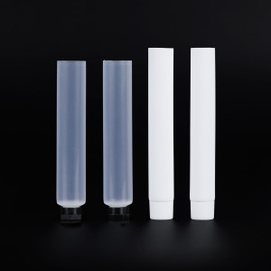 White Facial Cleanser Soft Tube Matte Cosmetic Cream Plastic Tube Cosmetic Tube Packaging