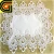 Import White lace table runner place mat for wedding home decoration from China