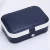 Import White Portable Travel Jewelry Case for Earrings Rings Necklaces Double Layer Jewelry Display Holder from China