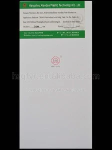 White Pvc Rigid/celuka/forex Foam Board