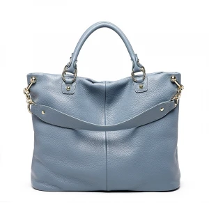 Wholesale 2021 luxury cowhide ladies hand bags genuine leather large shoulder tote bag  genuine leather womens handbag