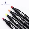 Wholesale 60 Colors Dual Tip Art Markers,Permanent Marker Pens Highlighters with Case