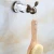 Import Wholesale Bathroom Accessory Wall Metal Brushed Satin Robe Hook Coat Hook Towel Hook from China