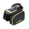Wholesale Bike Accessories Frame Front Head Top Tube Bag 6.2&quot; Bicycle Front Tube Waterproof Touch Screen Cycling Bag