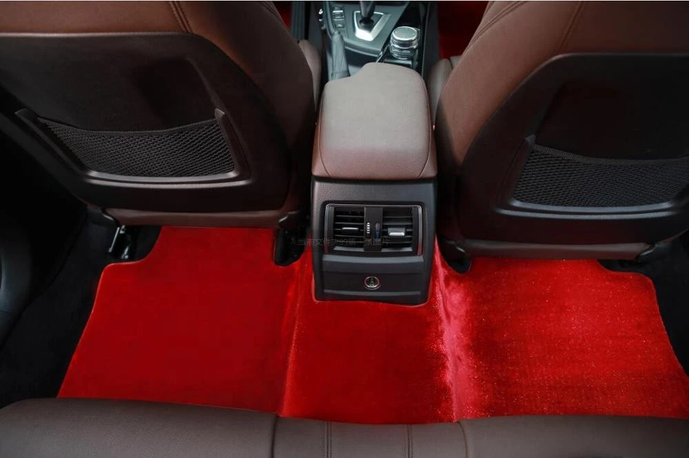 Wholesale car mat fabric floor mats with Logo fit custom TPR TPE carpet car mats